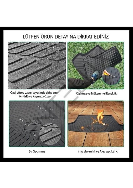 Fiat Fiorino Benzinli 2014 Tam Uyumlu Özel Tasarım Bagaj Havuzu - plastik Zeminli indirimleri