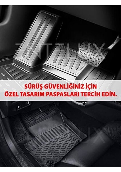 Volvo XC90 2020	 Tam Uyumlu Set 3D Paspas ve Bagaj Havuzu 	5 Koltuklu