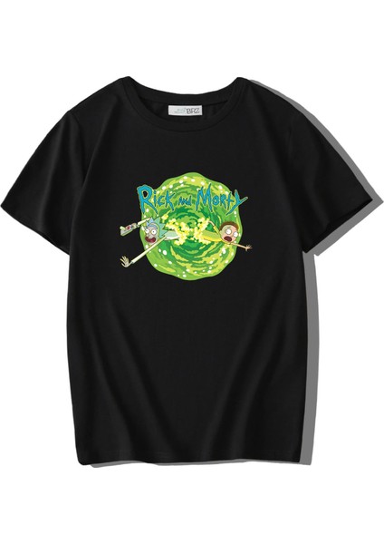 Unisex Çocuk Rick And Morty T-Shirt