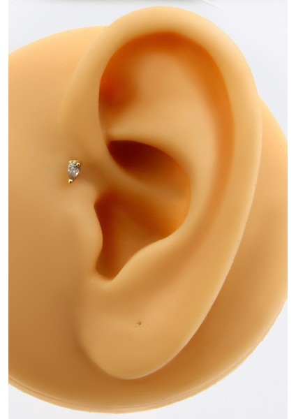 Altın Damla Piercing Tragus Helix