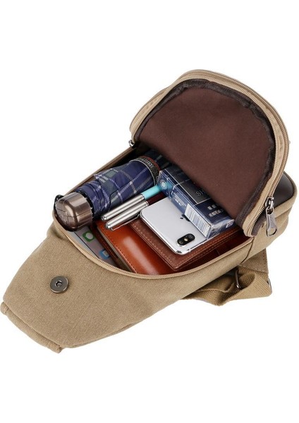Erkek Göğüs Çantası Kanvas Çanta Crossbody Çanta Erkek Çantası Küçük Sırt Çantası (Yurt Dışından) modelleri