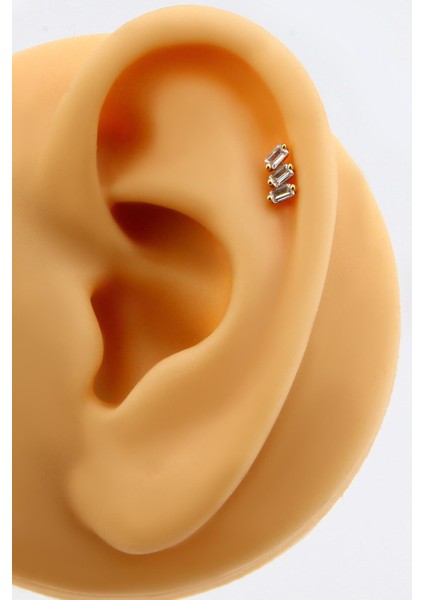 Altınkesesi Altın Üçlü Baget Tragus Piercing