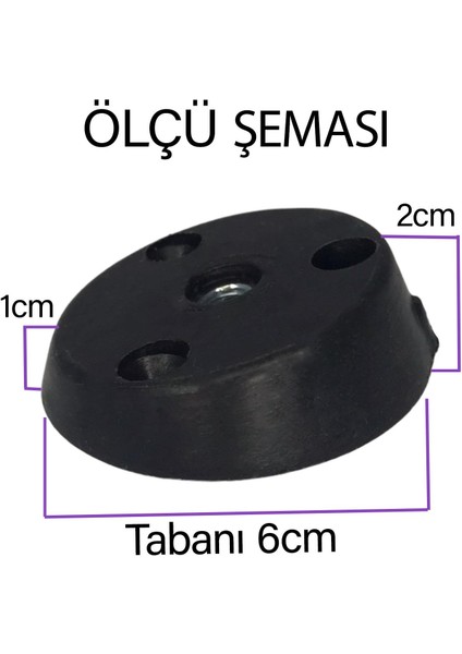 Dereceli Ayak Tabanı Siyah Mobilya Masa Sehpa Ayağı Bağlantı Aparatı Açılı Plastik