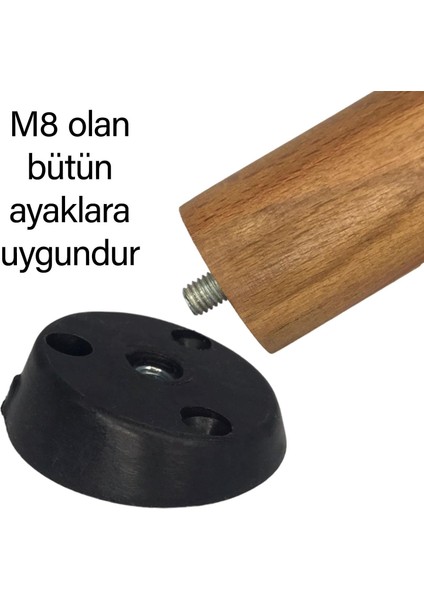 Dereceli Ayak Tabanı Siyah Mobilya Masa Sehpa Ayağı Bağlantı Aparatı Açılı Plastik