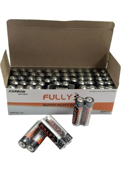 Super Heavy Duty R6P Aa 1.5V 60LI Kalem Pil