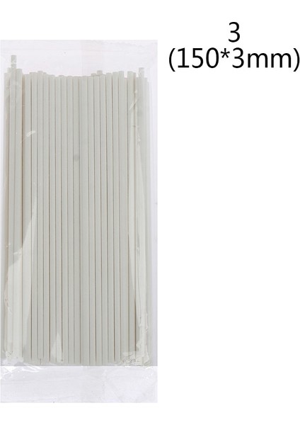 No.3 Tarzı Lolipop Çubuğu Gıda Sınıfı Dondurma Çubukları Lolipop Şeker Çikolata Tatlı Şeker Dıy Dondurma Çubukları Yapmak Için Kek (Yurt Dışından)