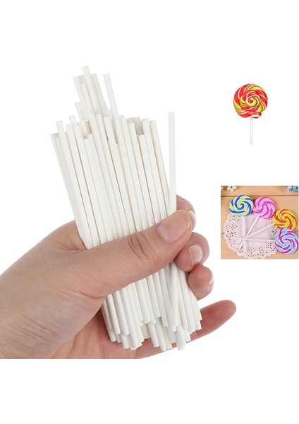 No.3 Tarzı Lolipop Çubuğu Gıda Sınıfı Dondurma Çubukları Lolipop Şeker Çikolata Tatlı Şeker Dıy Dondurma Çubukları Yapmak Için Kek (Yurt Dışından) fırsatları