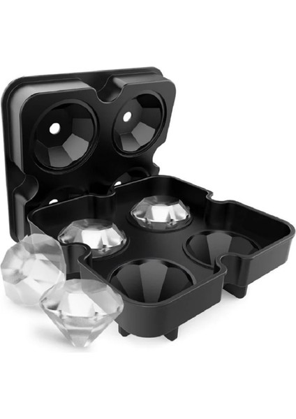 B Tarzı 1 Adet Kafatası Elmas Silikon Ice Cube Maker Formu Buz Şeker Kek Puding Çikolata Kalıpları Buz Kalıp Tepsileri Kalıpları Ev Bar Parti Aracı (Yurt Dışından) modelleri