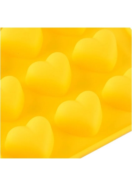 Yuvarlak Kırmızı Stil 12'lik Kalp Şeklinde Silikon Kalıp Buzluk, Çikolata Şekerleme Kalıbı, Istiflenebilir Dayanıklı ve Bulaşık Makinesinde Yıkanabilir, Rastgele Renk (Yurt Dışından) indirimleri