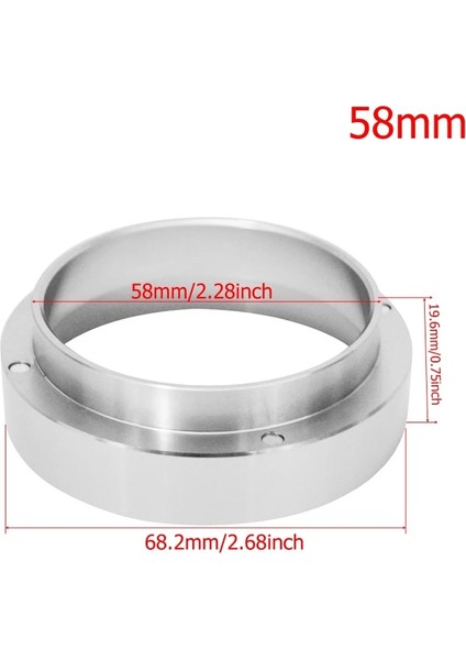 Şerit Yüzük 58MM Stili 304 Paslanmaz Çelik Kahve Sabotaj Kahve Distribütörü Kahve Tozu Çekiç Özelleştirilmiş Kahve Aksesuarları (Yurt Dışından)