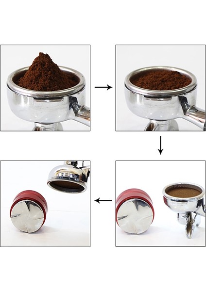 Şerit Yüzük 58MM Stili 304 Paslanmaz Çelik Kahve Sabotaj Kahve Distribütörü Kahve Tozu Çekiç Özelleştirilmiş Kahve Aksesuarları (Yurt Dışından) indirimleri