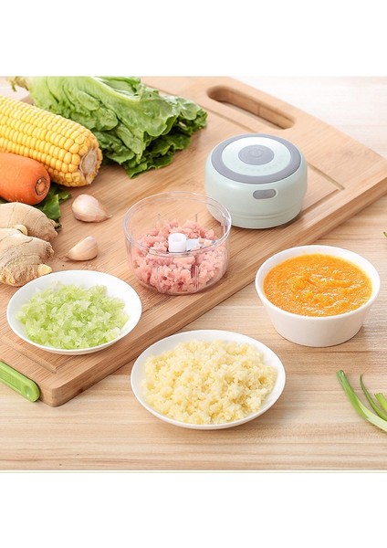 Pembe Tarzı 100 ml Mini Elektrikli Sarımsak Doğrayıcı USB Şarj Zencefil Ezici Makinesi Sağlam Dayanıklı Biber Sebze Kırıcı Mutfak Aracı (Yurt Dışından) fırsatları