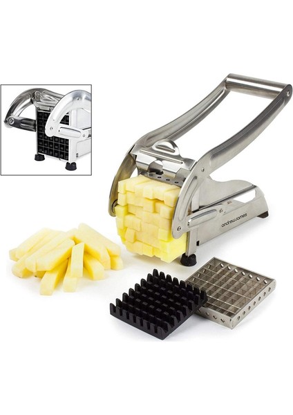 1 Adet Rastgele Stil Manuel Patates Kesici Patates Kızartması Dilimleme Patates Cipsi Makinesi Et Doğrayıcı Dicer Kesme Makinesi Araçları Mutfak Aksesuarları Için (Yurt Dışından)