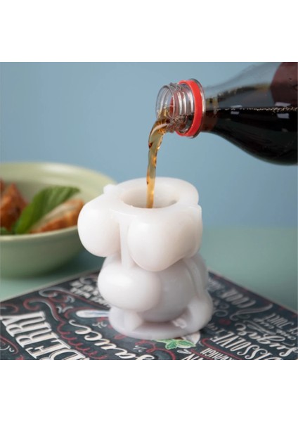 Mini B Tarzı Ayı Buz Küpü Kalıp Silikon Sevimli Hayvan Buz Küpü Kalıp Aşındırıcı 3D Buz Küpü Kalıp Yaratıcı Kahve Süt Çay Buz Küpü Fondan Kalıp (Yurt Dışından) indirimleri