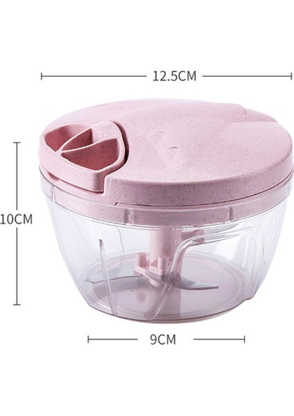 Pembe 3 Bıçak Stili Yeni Tip Sarımsak Doğrayıcı El Hızlı Sebze Doğrayıcı Havuç Öğütücüler Manuel Kıyma Makineleri Sebze Aletleri Mutfak Aksesuarları (Yurt Dışından)