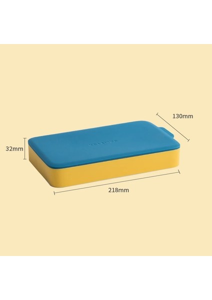 Sarı-Dikdörtgen Tarzı Çift Kapaklı Buz Tepsisi Silikon Abs Gıda Sınıfı Viski Kokteyl Petek Ev Bar Partisi Mutfak Dıy Kalıp (Yurt Dışından)