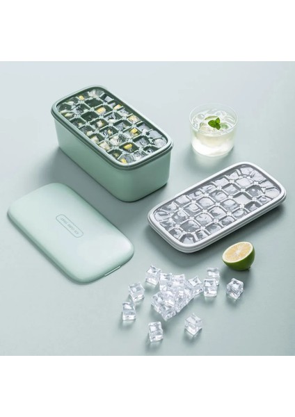 Sarı-Dikdörtgen Tarzı Çift Kapaklı Buz Tepsisi Silikon Abs Gıda Sınıfı Viski Kokteyl Petek Ev Bar Partisi Mutfak Dıy Kalıp (Yurt Dışından) modelleri