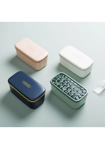 Sarı-Dikdörtgen Tarzı Çift Kapaklı Buz Tepsisi Silikon Abs Gıda Sınıfı Viski Kokteyl Petek Ev Bar Partisi Mutfak Dıy Kalıp (Yurt Dışından) fırsatları