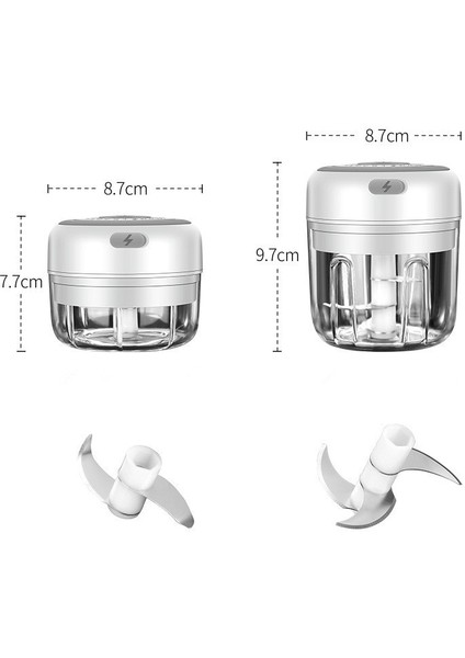 100ML Açık Yeşil Stil Elektrikli Sarımsak Ezici USB Mini Kırıcı Kıyıcı Ezilmiş Sarımsak Ezilmiş Zencefil Ezilmiş Taze Biber Mutfak Aksesuarları (Yurt Dışından) fiyatları