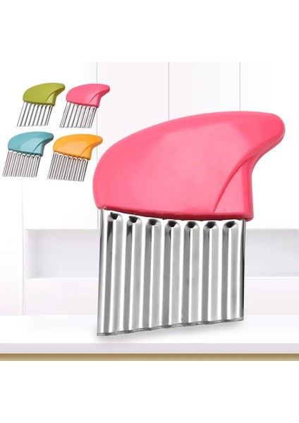 Turuncu Tarzı 2021 Paslanmaz Çelik Patates Kırışık Kesici Kesme Aleti Sebze Salatası Meyve Dalgalı Bıçak Bıçak Makinesi Gıda Sınıfı Mutfak Eseri (Yurt Dışından) fiyatları