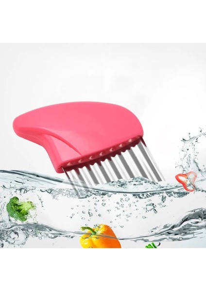 Turuncu Tarzı 2021 Paslanmaz Çelik Patates Kırışık Kesici Kesme Aleti Sebze Salatası Meyve Dalgalı Bıçak Bıçak Makinesi Gıda Sınıfı Mutfak Eseri (Yurt Dışından) indirimleri