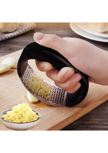 No.1 Tarzı Çok Fonksiyonlu Manuel Sarımsak Pres Eğri Sarımsak Öğütme Dilimleme Doğrayıcı Paslanmaz Çelik Sarımsak Presleri Pişirme Aletleri Aracı (Yurt Dışından) indirimleri