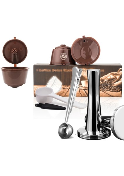 3 Adet Siyah Stil Nescafe Için Dolce Gusto Kahve Filtreleri Kapsül Pod Yeniden Doldurulabilir Dolci Gusto Kahve Çay Damlatıcı Bardak Sepetleri Kaşık Fırça (Yurt Dışından) fiyatları