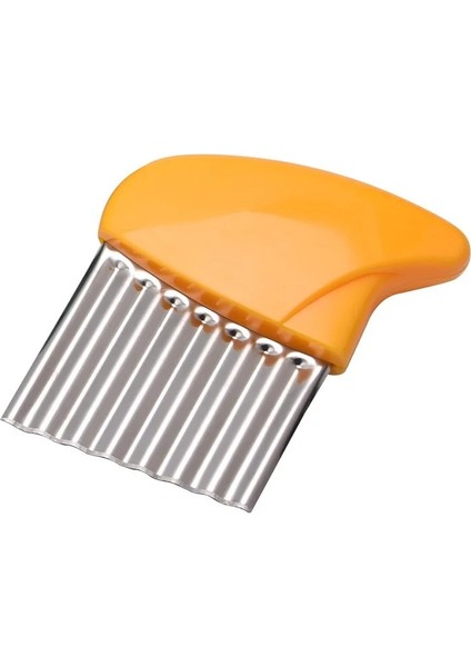 Turuncu Tarzı Paslanmaz Çelik Patates Kırışık Kesici Kesme Aleti Mutfak Sebze Salatası Meyve Dalgalı Bıçak Bıçak Makinesi Gıda Sınıfı Mutfak Aletleri (Yurt Dışından)