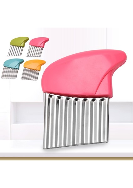 Turuncu Tarzı Paslanmaz Çelik Patates Kırışık Kesici Kesme Aleti Mutfak Sebze Salatası Meyve Dalgalı Bıçak Bıçak Makinesi Gıda Sınıfı Mutfak Aletleri (Yurt Dışından) modelleri