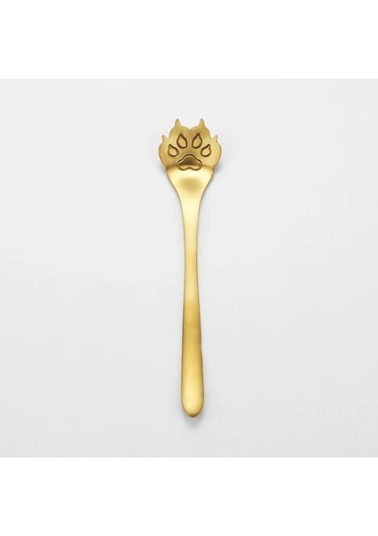Altın Köpek Stili 1 Adet Sevimli Yüksek Li Altın Kedi Pençesi Mini Yaratıcı Kahve Paslanmaz Çelik Kaşık Tatlı Karıştırma Kaşığı Sevimli Mutfak Gereçleri (Yurt Dışından)