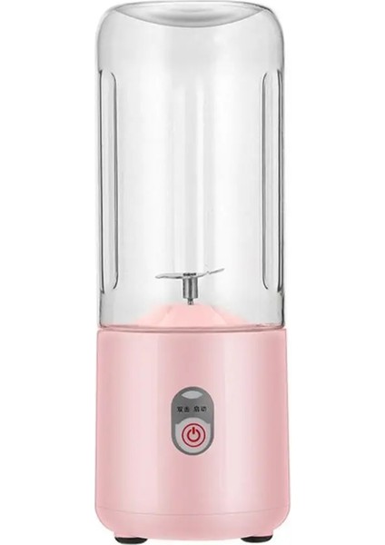 Pembe Tarzı Taşınabilir Mikser USB Elektrikli Meyve Sıkacağı El Smoothie Maker Blender Karıştırma Şarj Edilebilir Mini Mutfak Robotu Suyu Bardağı (Yurt Dışından)