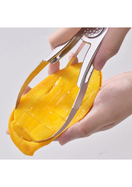 1 Adet Mango Dilimleyici, Meyve Kesici, Soyucu, Paslanmaz Çelik Mutfak Gereçleri Aksesuarları, Meyve Soyma ve Küp Küp Doğrama Artefaktı (Yurt Dışından) fırsatları