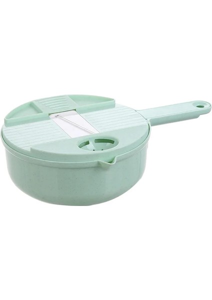 Açık Yeşil Tarzı Buğday Samanı Çok Fonksiyonlu Sebze Kesici El Korumalı Patates Dilimleyici El Korumalı Rende Yumurta Beyaz Ayırıcı (Yurt Dışından)