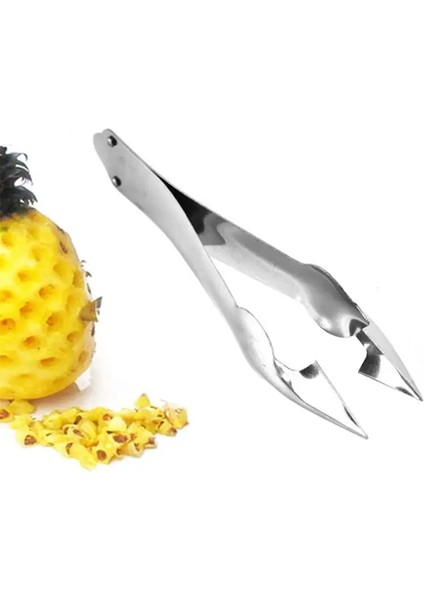 Resim Stili Olarak Ananas Soyucu Ananas Göz Soyucu Paslanmaz Çelik Soyucu Basit Ananas Bıçağı Kesici Pratik Tohum Temizleme Meyve Aracı (Yurt Dışından) fırsatları