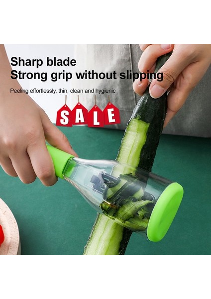 Siyah Stil Soyucu Saplı Rulo Cilt Tüpü Saklama Kutusu Elma Havuç Salatalık Paslanmaz Çelik Depolama Tipi Soyma Bıçağı Mutfak Aleti (Yurt Dışından) modelleri