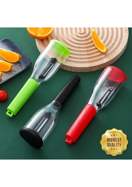 Siyah Stil Soyucu Saplı Rulo Cilt Tüpü Saklama Kutusu Elma Havuç Salatalık Paslanmaz Çelik Depolama Tipi Soyma Bıçağı Mutfak Aleti (Yurt Dışından) indirimleri