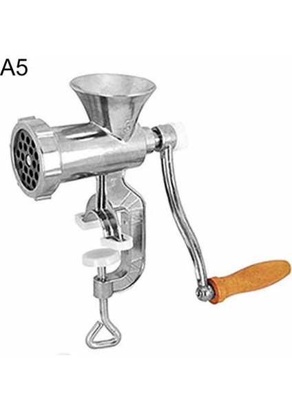 A5 Stili Manuel Kıyma Makinesi Alüminyum Alaşımlı Sosis Sığır Kıyma Makinesi Taşınabilir Erişte Chopper Mutfak Robotları ile Masa Üstü Kelepçe Mutfak Aracı (Yurt Dışından)