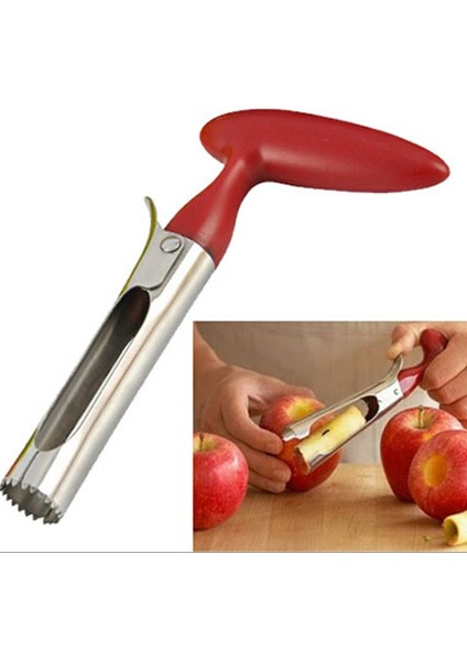 Kırmızı Stil Paslanmaz Çelik Elma Kesici Bıçak Corers Meyve Dilimleme Çok Fonksiyonlu Kesme Sebze Çekirdeği Mutfak Alet Araçları Kaldırıldı (Yurt Dışından) fiyatları