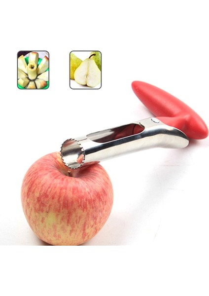 Kırmızı Stil Paslanmaz Çelik Elma Kesici Bıçak Corers Meyve Dilimleme Çok Fonksiyonlu Kesme Sebze Çekirdeği Mutfak Alet Araçları Kaldırıldı (Yurt Dışından) indirimleri