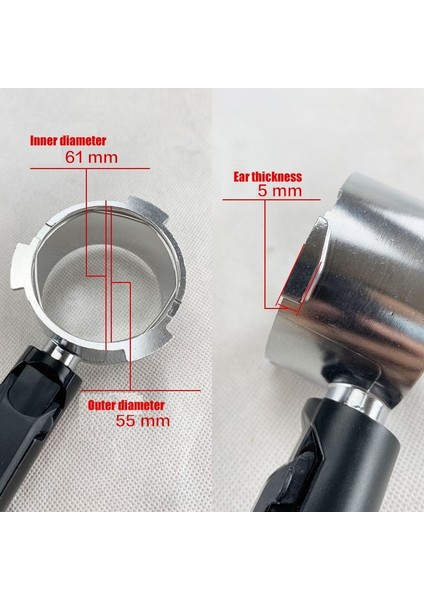 2 Bardak Sepet Tarzı 51MM Dipsiz Kahve Yeniden Kullanılabilir Filtreler Delonghi Kahve Makinesi EC680EC685 Için Portafilter (Yurt Dışından) fiyatları