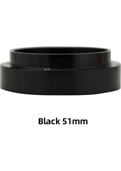 51 Mm'lik Siyah Stil Profesyonel Espresso Kahve Dozaj Halkası mm Doz Huni Alüminyum Kahve Malzemeleri Bira Kase Kahve Tozu Için Parçaları (Yurt Dışından)