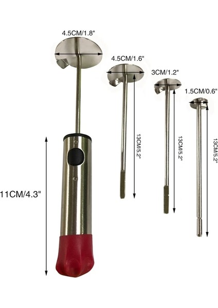 Gösteri Stili Olarak El Meyve Çekirdek Sökücü Seti Sebzeler Için Kazı Delik Açıcı Çekirdek Kaldırma Cihazı Ayırıcı Sebze Matkabı Mutfak Alet Seti (Yurt Dışından)