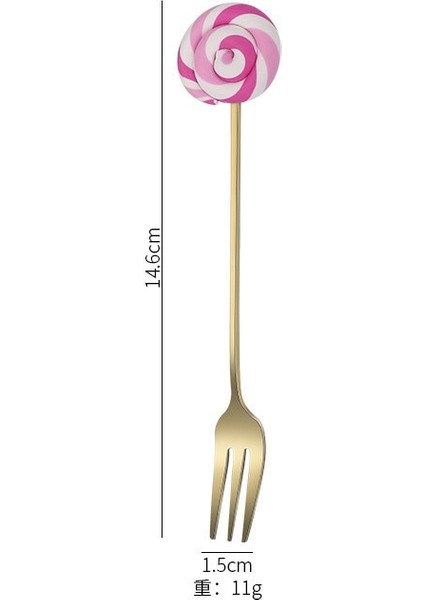 Altın Çatal 4 Tarzı Donut Tasarım Paslanmaz Çelik Kahve Kaşığı Meyve Çatalı Karıştırma Süt Çay Kaşığı Tatlı Meyve Kaşığı Mutfak Sofra 12CM (Yurt Dışından)