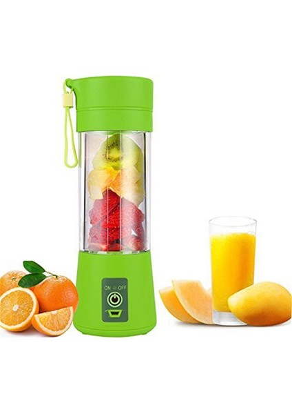Mavi Stil Taşınabilir Blender Karıştırma 380ML Plastik Smoothie Shakes Blender Extractor Mode USB Şarj Edilebilir Otomatik Meyve Sıkacağı Kupası (Yurt Dışından)