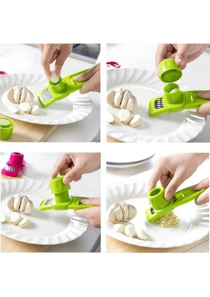 Yeşil Stil Alet Mutfak Zencefil Rende Öğütücü Çok Işlevli Sarımsak Presipaslanmaz Çelik Ppgarlik Zencefil Kesici Şeker Rengi Plastik Taşlama (Yurt Dışından) indirimleri