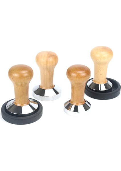 B Mat Tarzı ile 51 mm mm Ahşap Saplı Kahve Sabotaj Espresso Tozu Düz Pres Çekiç Kahve Sabotaj Öğütücü Espresso Barista Aracı (Yurt Dışından) fırsatları