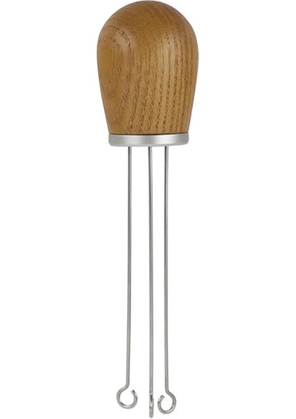 Kül Ahşap-Gümüş Tarzı Espresso Kahve Karıştırıcı Dağıtım Aracı Iğne Profesyonel Karıştırma Dağıtımı Kahve Tozu El Sabotaj Dağıtıcı En Yeni (Yurt Dışından)