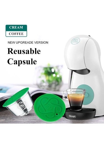 1pcs- Brown Style ICAFILAS3RD Reusable Dolce Gusto Cof Capsule 3rd Plastic Refillable Dolce Gusto Cof Capsule Fit For Nescafe Cof Machine (Yurt Dışından)