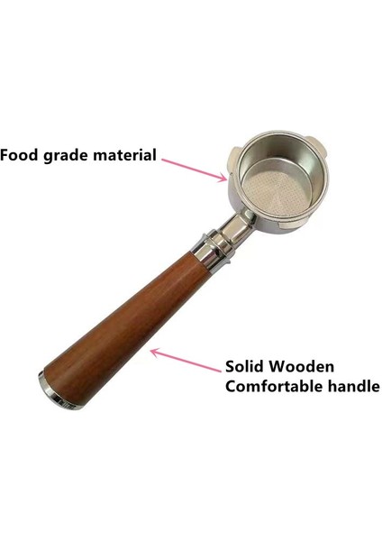 Ekran 53X100X1.7MM Stili Portafilter Sage Breville Sepetli Sol Için Dipsiz Filtre Tutucu 바텀리스 Kahve Makinesi (Yurt Dışından) modelleri