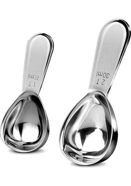 1 Yemek Kaşığı - 15ML Tarzı Dayanıklılık Paslanmaz Çelik Kahve Kaşıkları ve Ölçü Kaşıkları, Tam Ergonomik Yemek Kaşığı - 1 Yemek Kaşığı Yemek Kaşığı (Yurt Dışından)